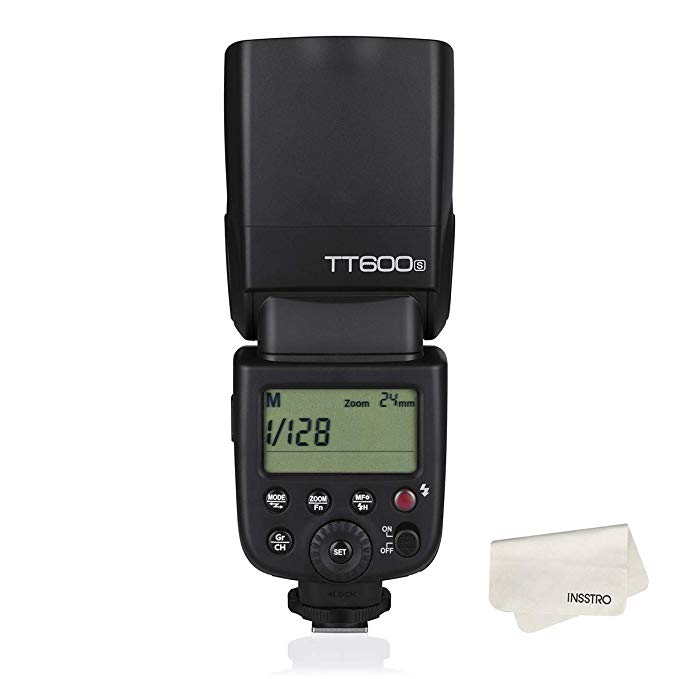 【전파법 인증] Godox TT600S 카메라 플래시 2.4G 무선 X 시스템 내장 LCD 패널 탑재 Sony DSLR 카메라