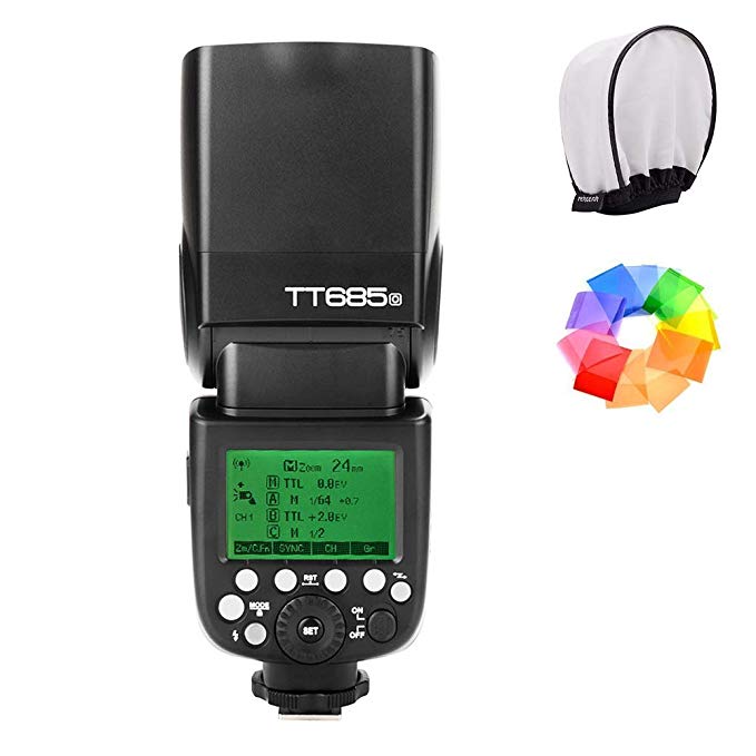 [Godox 공인 대리점 & 技適 마크 포함] Godox TT685O 2.4G GN60 TTL HSS 1/8000 카메라 플래시 스피드 라이트 올림푸스 / 파나소