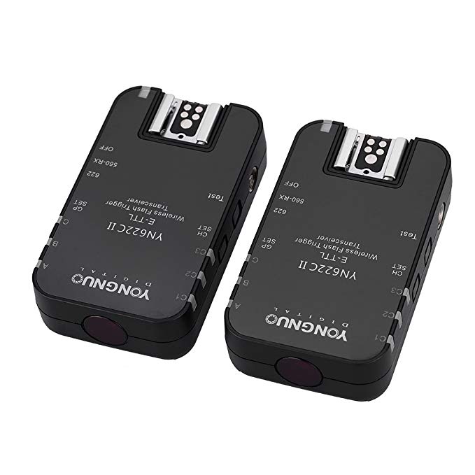 YONGNUO YN-622C II 2.4G Wireless E-TTL Flash Trigger for Canon EOS 5D Mark II 7D 70D 60D 5