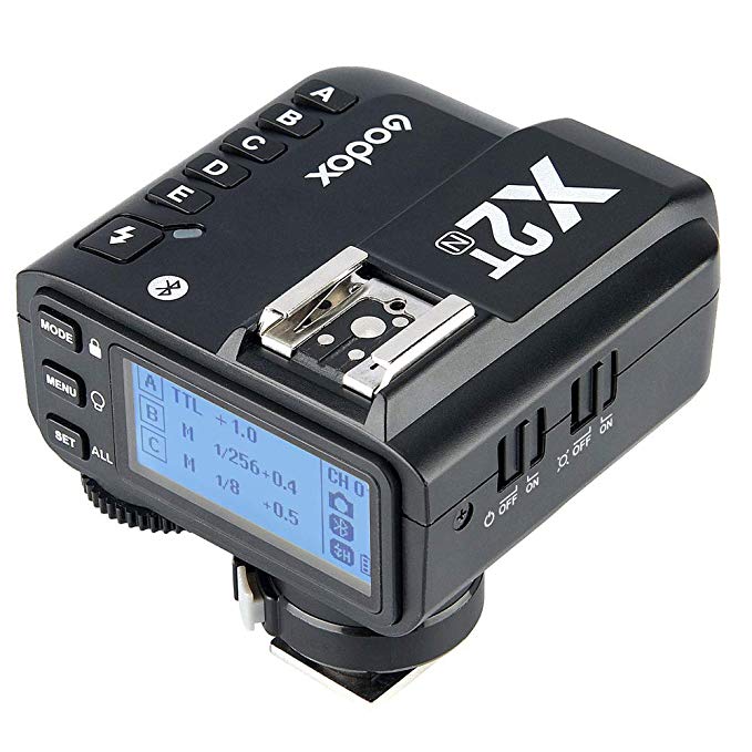 【전파법 인증] Godox X2TN 무선 플래시 트리거 TTL 송신기 TTL LCD 패널 탑재 1 / 8000s 멀티 플래시 노출 보정 