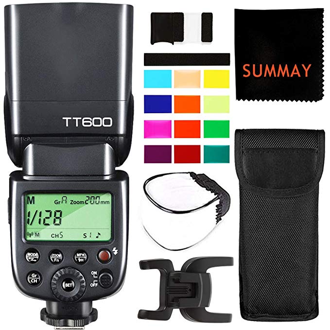 GODOX TT600 플래시 내장 2.4G 무선 고속 동기화 1 / 8000s 카메라 플래시 스피드 라이트 (캐논 니콘 후지 펜탁스 올림푸스 적용)