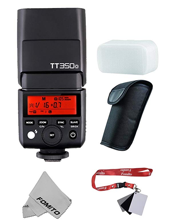 GODOX TT350 / O TTL Mini 카메라 플래시 가이드 넘버 36 내장 2.4G TTL 오토 플래시 Olympus / Panasonic 카메라 지원