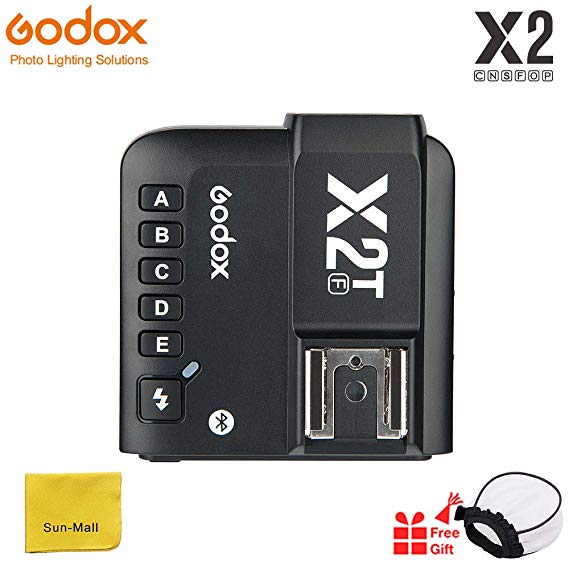 [Godox 정품] Godox X2T TTL 무선 플래시 트리거, 블루투스 연결, 1 / 8000s HSS, TCM 기능 5 개의 독립적 인 그룹 버튼 재배치 된