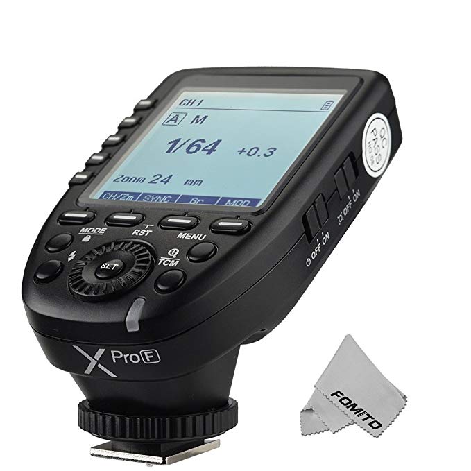 GODOX Xpro-F 송신기 TTL 무선 트리거 TTL Wireless Flash Trigger 내장 2.4G 후지 FUJI 카메라 (핫슈 포함) 대응 技適 표