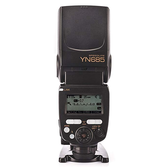 YONGNUO YN685 GN60 2.4G 시스템 ITTL HSS 무선 플래시 스피드 라이트 라디오 슬레이브있는 니콘 DSLR 카메라