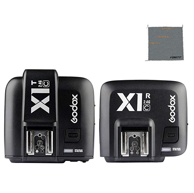 GODOX X1T-C 송신기 + X1R-C 수신기 TTL Wireless Flash Trigger Transmitter Receiver TTL 1 / 8000s 