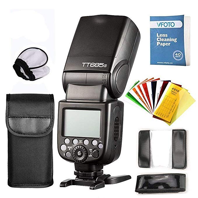 Godox Thinklite TT685S HSS 1 / 8000S GN60 TTL 플래시 스피드 라이트 0.1-2.s 소니 DSLR 카메라 a77II a7RII 