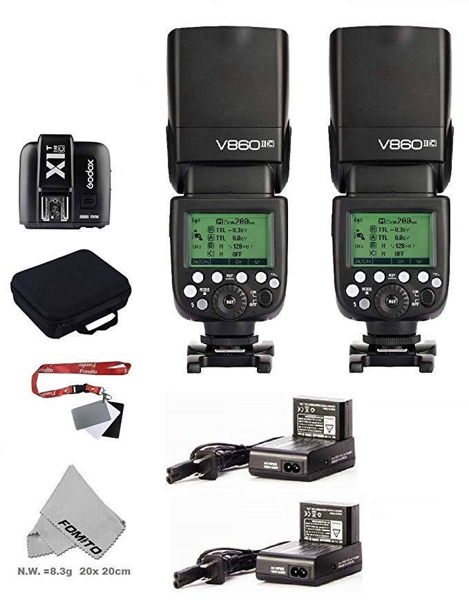GODOX VING 카메라 플래시 V860IIC 키트 (TTLpioneering Li-ion Camera Flash) Canon EOS 카메라에 적용