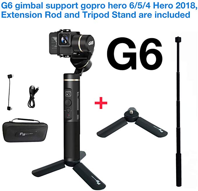 [병행 수입품] Feiyu G6 3 축 안정화 짐벌 WIFI 블루투스 연접 1/4의 구멍 방적 12 시간 운전 Gopro Hero 6 / 5 / 4 등 지원 1 