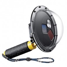 [Taisioner] GoPro HERO5 / 6 / 7 용 투명 돔 포트 필터 전환 돔 다이빙 케이스 수중 촬영용 방수 60M 필터 기능 (레드 +10 배 확대