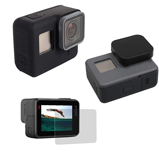 Gopro Hero 7 Black, Gopro Hero (2018), Hero 6 Hero 6 Hero 5, Hero 5 Black 전용 실리콘 보호 하우징 케이