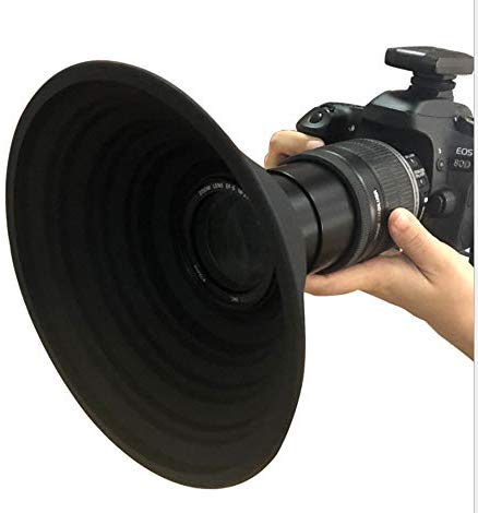 렌즈 후드 닌자 푸드 야경 촬영 유리창의 영상 포함을 방지 쉽게 장착 회장님 망원 렌즈 동영상 촬영 유연성 세척 fenglv