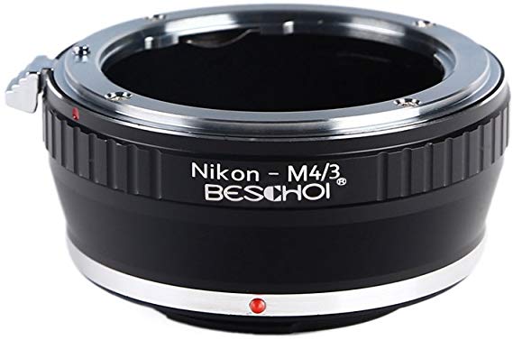 Beschoi 마운트 어댑터 AI-M4 / 3 니콘 AI 마운트 렌즈 - 마이크로 포서 즈 마운트 바디 Nikon AI 렌즈 - Micro 4/3 카메라 장착 용