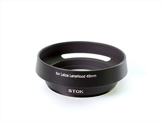 STOK 라이카 스타일 메탈 렌즈 후드 (49mm 지름)