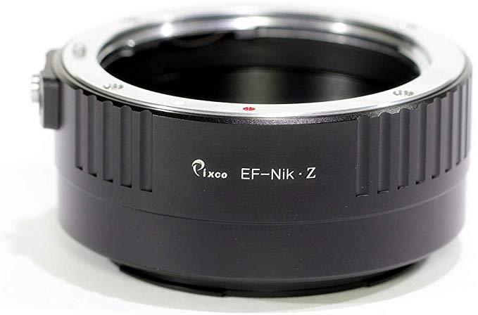 (바슈뽀) Pixco 렌즈 마운트 어댑터 Canon EF 마운트 렌즈 - Nikon Z 마운트 카메라 지원 (Canon EF-Nikon Z) Nikon Z6 Ni