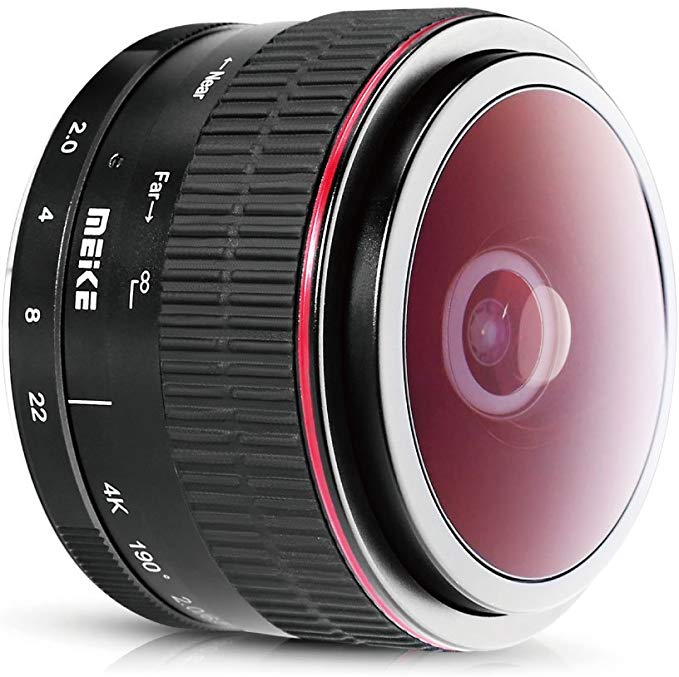 Meike 6.5mm f / 2.0 후지 필름 X 마운트 용 미러리스 APS-C 카메라 용 초광각 어안 렌즈