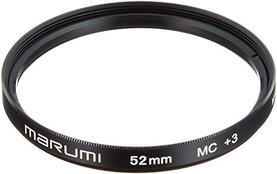 MARUMI 카메라 용 필터 클로즈업 렌즈 MC + 3 52mm 근접 촬영용 033077