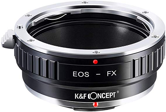 K & F Concept® 마운트 어댑터 EOS-FX Canon EOS EF / EFS 마운트 렌즈 -FUJIFILM FX 마운트 바디 용 렌즈 어댑터