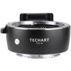 [일본 정품] TECHART (테크 아트) TCS-04 캐논 EF 마운트 렌즈 → 소니 α.E 마운트 전자 어댑터