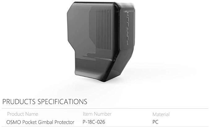 ACHICOO 렌즈 커버 짐벌 프로텍터 튼튼한 짐벌 카메라 캡 DJI OSMO 포켓 짐벌 프로텍터 용 PGYTECH DJI OSMO 포켓 액세서리 용