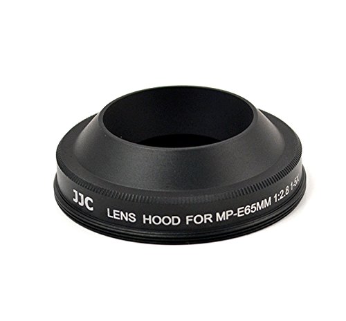 캐논 MP-E65mm F2.8 1-5 × 매크로 포토 대응 렌즈 후드 블랙 (JJC LH-E65)