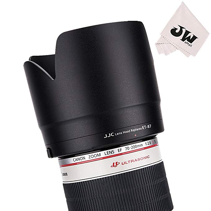 JJC 가역 식 렌즈 후드 검은 꽃 모양 Canon EF 70-200 f2.8l IS II USM & Canon EF 70-200mm f2.8L IS III US