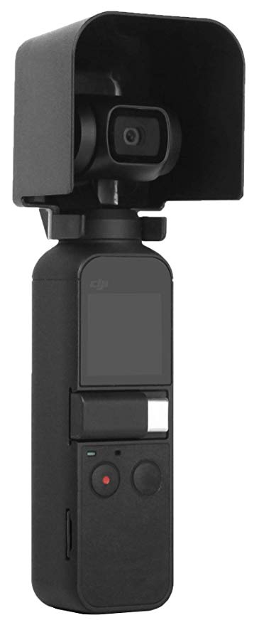 AIWOKE 삼투압 포켓 카메라 양산 렌즈 후드 DJI Osmo Pocket 전용 짐벌 커버 보호 케이스 액세서리