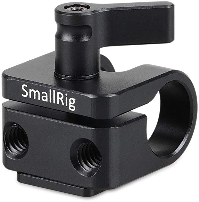 SmallRig 싱글 15mm로드 클램프 콜드 슈 어댑터가있는 모니터 마운트 / 마이크 마운트 - 1597