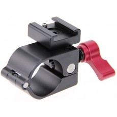 CAMVATE 25MM로드 클램프 DJI Ronin-M 용 핫슈 마운트 적용 직경 24.9mm ~ 25.5mm 빨간색 손잡이