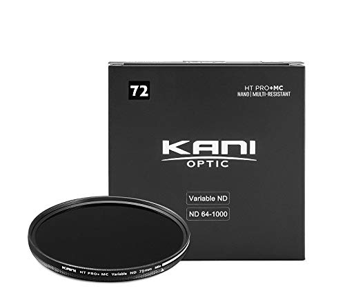 [KANI] 렌즈 필터 ND 필터 가변 식 가변 감광 필터 HT PRO + MC ND64-1000 (72mm)