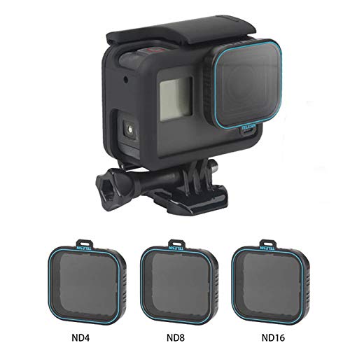 Taoric GoPro Hero 7 Hero 6 / Hero 5 렌즈 필터 ND4 + ND8 + ND16 ND 감광 필터 보호 액세서리