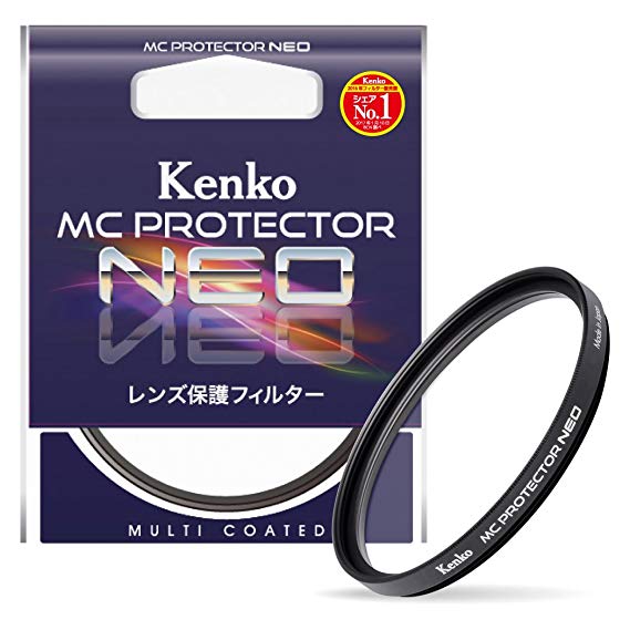 Kenko 카메라 필터 MC 프로텍터 NEO 52mm 렌즈 보호용 725207 필터 프레임 : 검은 색 테두리