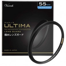 【Amazon 한정 브랜드] HAKUBA 55mm 렌즈 필터 ULTIMA WR 투과율 99.5 % + 와이드 밴드 초저 반사 발수 수방 오염 얇은 테두리 일제 렌