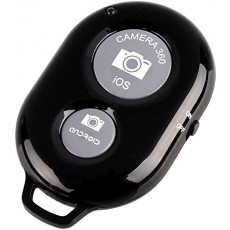 GOCOUP 스마트 폰 카메라 리모콘 A-B 셔터 Bluetooth 원격 for iPhone & Android 일본어 설명서 포함 (블랙) 검정