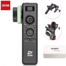 [일본 정품] Zhiyun crane 2 카메라 짐벌 액세서리 전문 휴대용 모션 센서 원격 제어 Follow Focus 2.4G 무선 컨트롤 OLED 화면에서 f