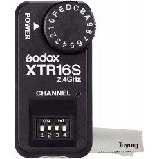 Godox XTR-16S 2.4G 무선 수신기 X- 시스템 리모콘 플래시 수신기 VING V860II V850II V860 V850 용 (XTR-16S)