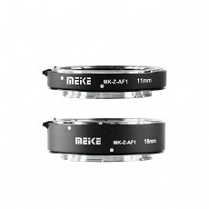 Meike MK-Z-AF1 AF 자동 초점 매크로 메탈 익스텐션 튜브 어댑터 링 (11mm + 18mm) Nikon Z 시리즈 마이크로 카메라 Z6 Z7