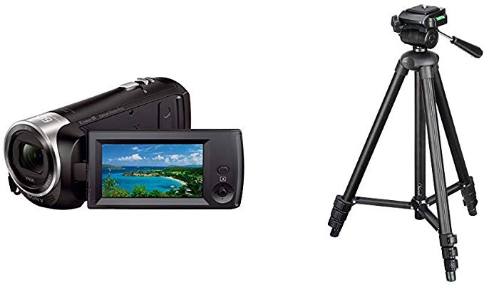 소니 SONY 캠코더 HDR-CX470 32GB 광학 30 배 블랙 Handycam HDR-CX470 B12 【Amazon 한정 브랜드] HAKUBA 삼각대 4 