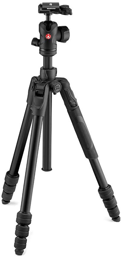 Manfrotto 삼각대 befree 고급 알루미늄 T 삼각대 키트 네릿시모 4 단 칠흑 MKBFRTA4BM-BH 네릿시모