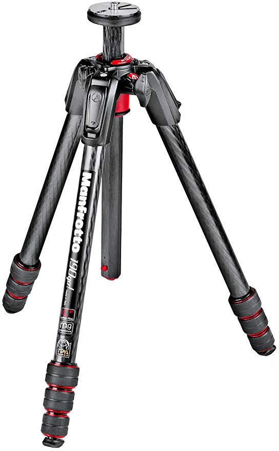 Manfrotto 190go! M-lock 탄소 섬유 삼각대 4 단 블랙 MT190GOC4