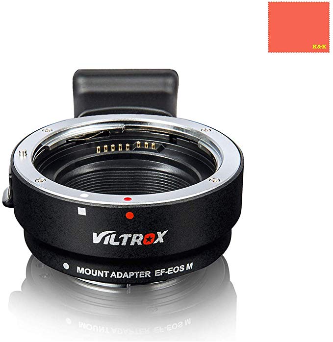 VILTROX EF-EOSM 2 종 세트 (마운트 어댑터 K & K 렌즈 청소) 정규 대리점 상품