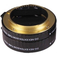 INSEESI DG-NEX sony 용 접사링 금색 익스텐션 튜브 E 마운트 오토 포커스 AF 마이크로 렌즈 10mm 16mm Sony a7 a7R A5000 A