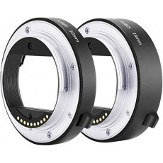 Neewer 메탈 오토 포커스 AF 매크로 확장 튜브 세트 10mm / 16mm Sony NEX E-Mount 카메라에 대응 예 : a9 a7 a7II a7III