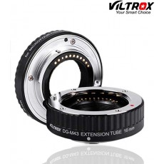 VILTROX DG-M43 익스텐션 튜브 AF 마이크로 포서 즈 접사링 M43 마운트 카메라 용 매크로 촬영용 원거리 플러스 10mm 16mm 2 종 세트 파나소