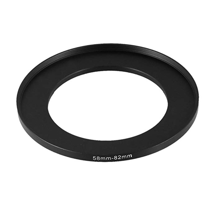 uxcell 스텝 업 링 렌즈 어댑터 카메라 부품 어댑터 링 렌즈 필터 58mm- 82mm