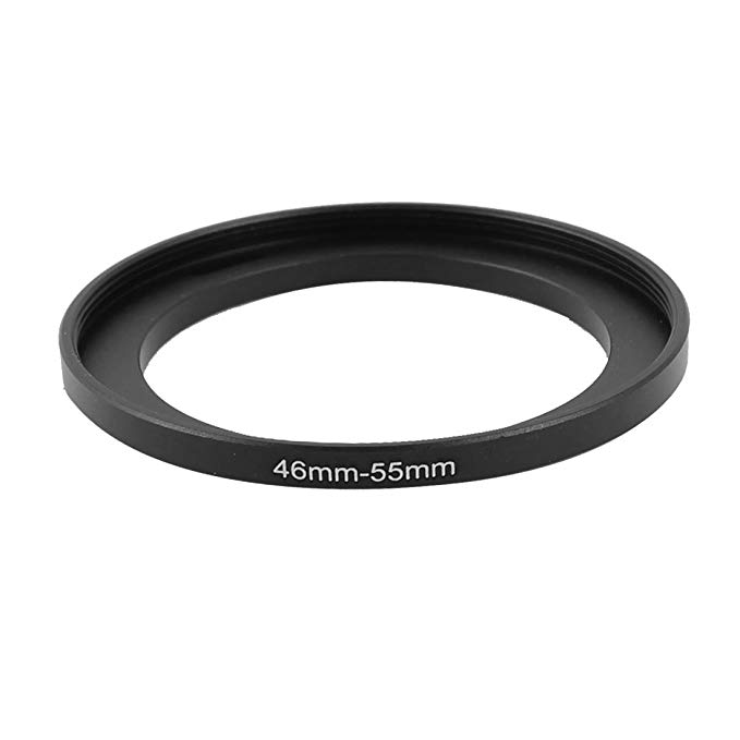 uxcell 스텝 업 링 렌즈 어댑터 카메라 부품 46mm-55mm 카메라 수리 렌즈 필터 어댑터 스텝 업