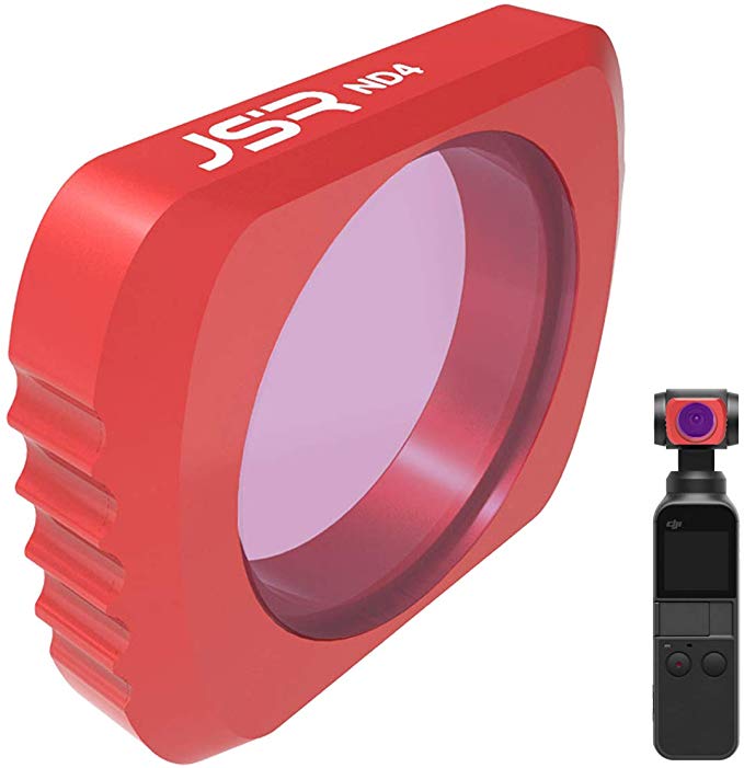 DJI OSMO POCKET 렌즈 필터 Vikisda ND 필터 DJI OSMO POCKET 대응 전문 ND4 광량 조절 카메라 필터 렌즈 보호 99 % 투과율 
