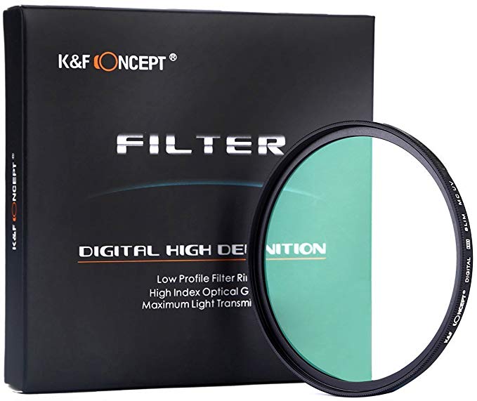 [공인 대리점] K & F 렌즈 보호용 고품질 얇은 테두리 MC UV 필터 자외선 흡수 렌즈 보호 필터 독일 제 유리 사양 86mm 86mm-mcuv (KFUV)