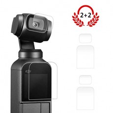 DJI OSMO POCKET 필름 렌즈 유리 필름 [두께 0.22mm / 경도 9H / 충격 흡수 / 고 투과율] OSMO POCKET 액정 보호 필름 전면 보호