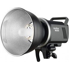 Godox MS300 스트로브 & 표준 리플렉터 (세트) 110V 스튜디오 플래시 GN58 5600 ± 200K 1 / 32 ~ 1 / 1 파워 조정 밝기 0.1